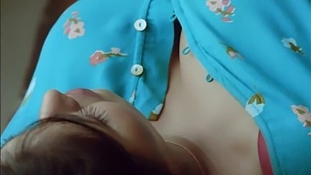 Seductive Housewife Entices Her Boyfriend With Her Voluptuous Breasts