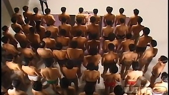 Japanese Orgy With Uncensored Bukkake Action