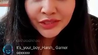 Teen With Big Natural Tits And Mature Rajsi Verma'S Live Performance