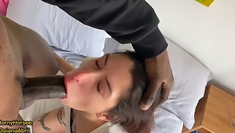 Interracial Sex With A Muscular Man And A Skinny Argentinian Girl