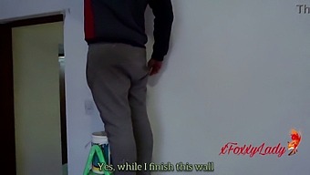 The Wife Cheats On Her Husband With The Painter During His Work