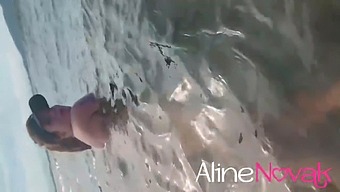 The Curvy Blonde Babe Showcased On The Beach - Alinenovak.Com.Br