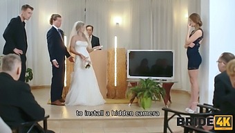 High-Definition Video Of A Stunning Czech Bride'S Intimate Moment With A Groom'S Friend