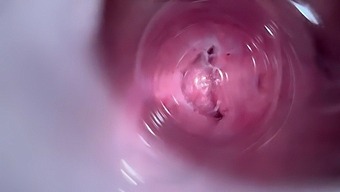 Close-Up Of A Young Girl'S Vagina Getting Penetrated On Camera